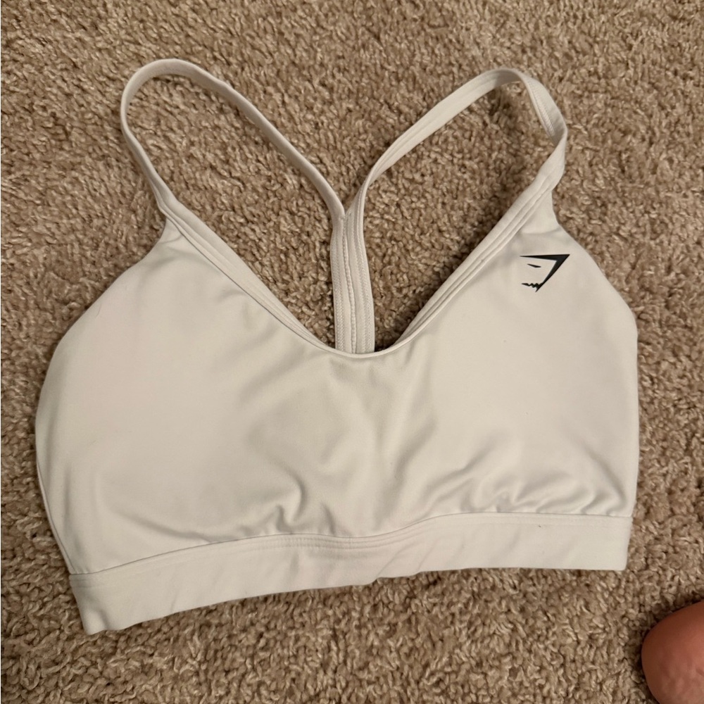 Gymshark Strappy Sports Bra - XS - White